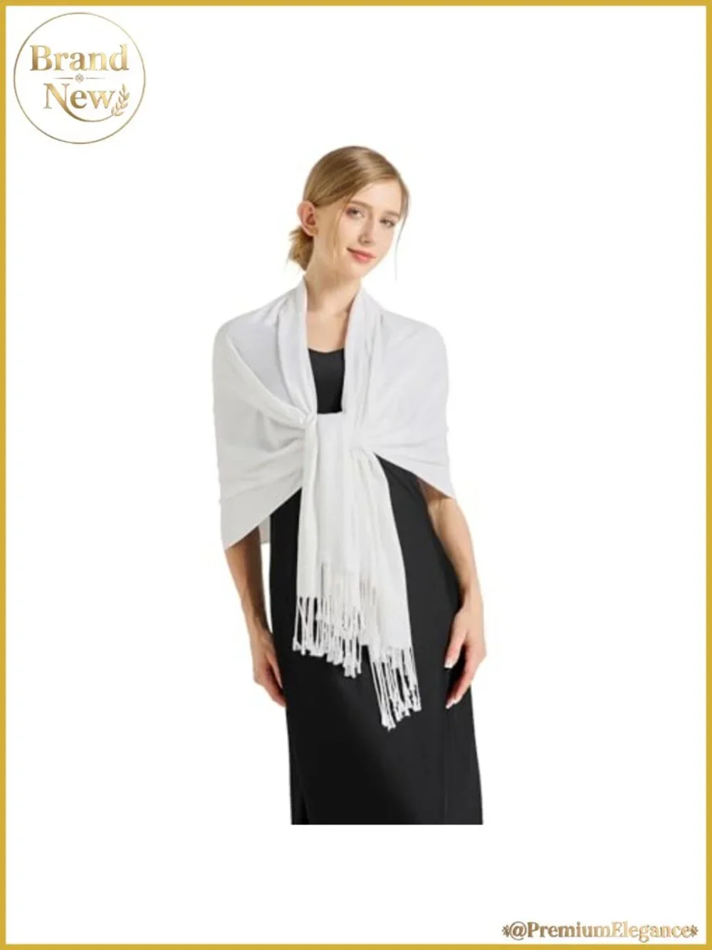 Soft Silky Pashmina Shawl Wrap 70% Pashmina 30% Silk Wedding Evening Scarf
